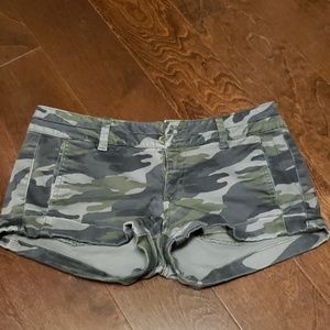 Express camo shorts